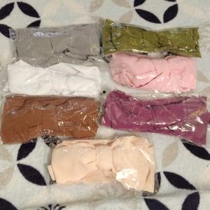 Bundle 7 Baby Toddler Bow Headbands